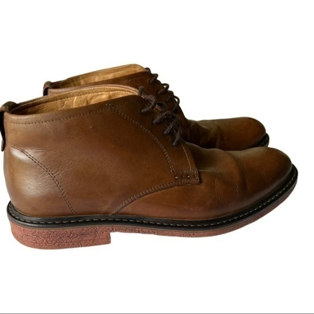 GBX Men Brown Lace Chukka Boots Size 9.5D